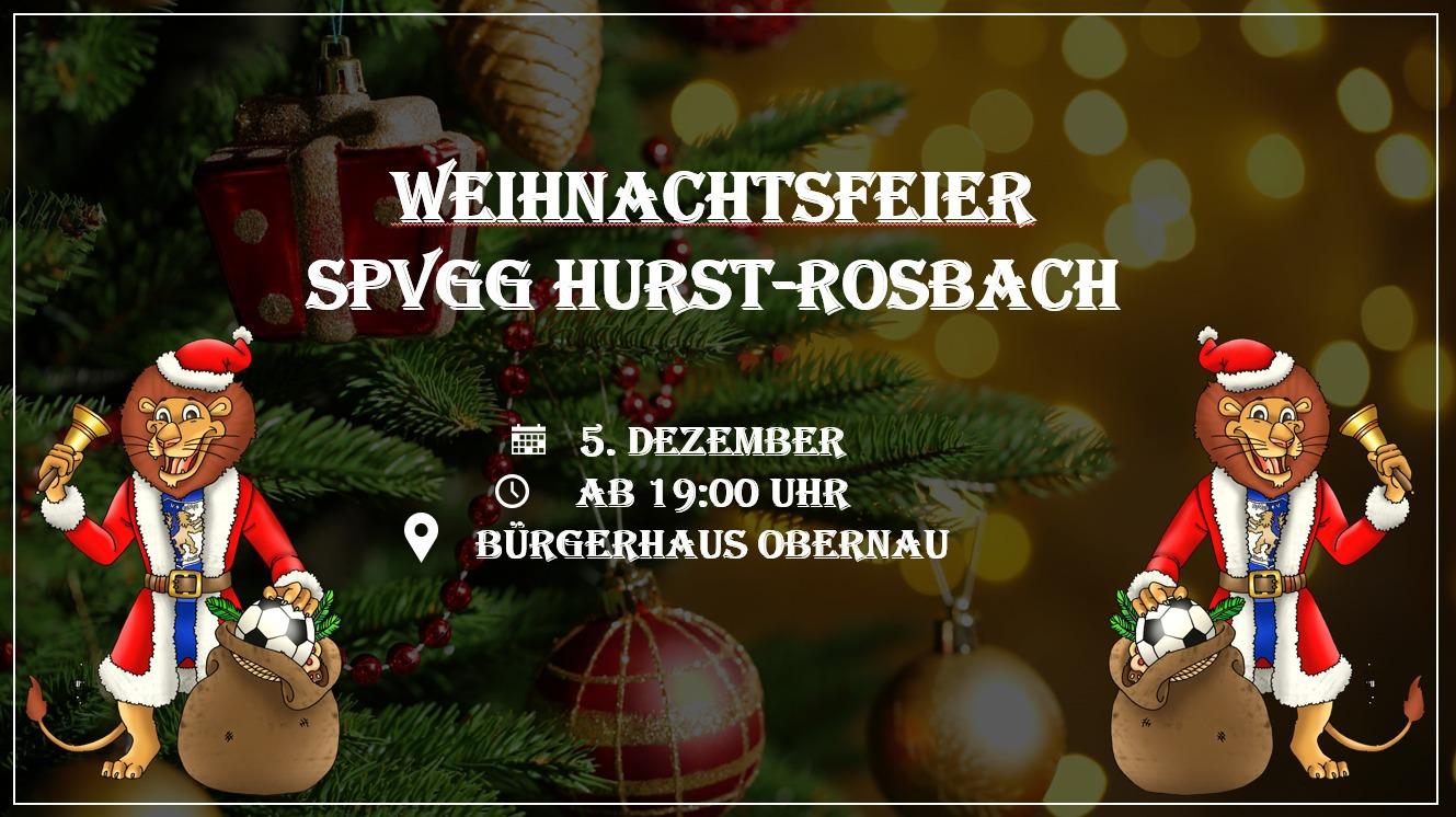 Einladung zur Weihnachtsfeier